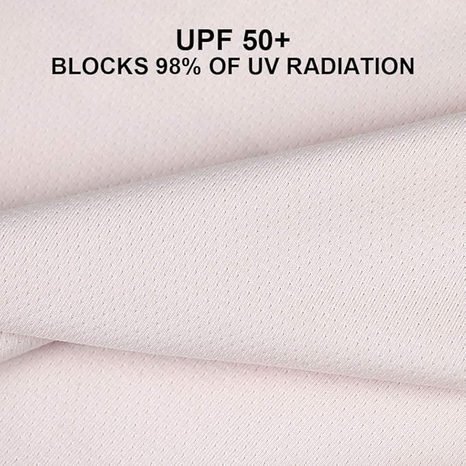 Unisex UV Protective Fingerless Gloves UPF 50+ Summer Sun Glove for Outdoor Fishing Cycling Hiking Driving Kayaking