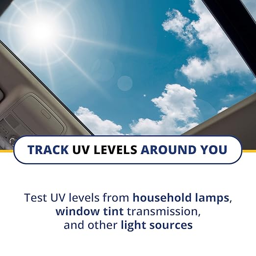 Solarmeter Model 5.7 Sensitive UVA & UVB Total UV Light Meter, Handheld Digital Radiometer and Light Bulb Tester for Measuring Ultraviolet Light, 0-1999 μW/cm², Made in USA