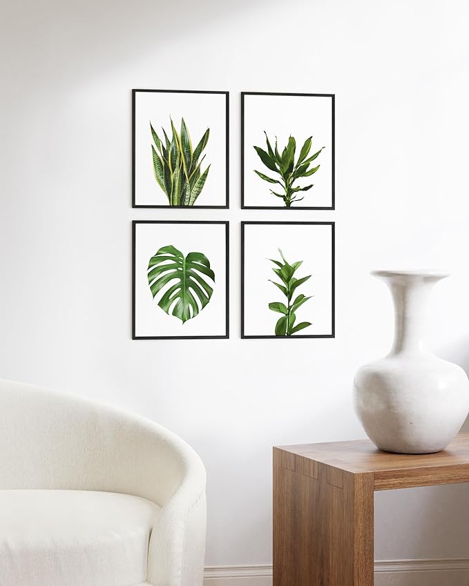 HAUS AND HUES Plant Photo Set of 4-8x10