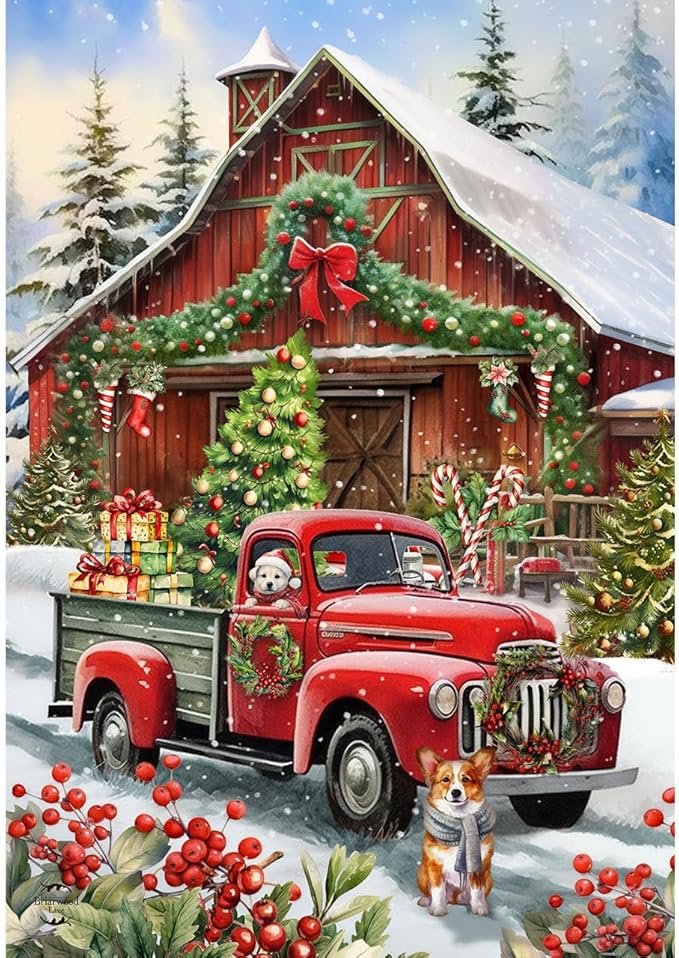 Briarwood Lane Country Christmas Garden Flag