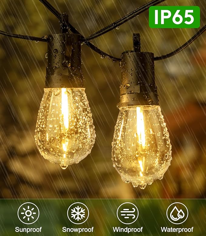 50ft-Solar-Powered-Lights-Outdoor-Waterproof-String Lights-Outside-Patio-Yard-Garden-Fence-Backyard-Deck-Porch-Balcony-Patios-Camping-Battery-Operated-LED-Fairy-Strip-Lighting-Hanging-Edison-Bulbs-S14