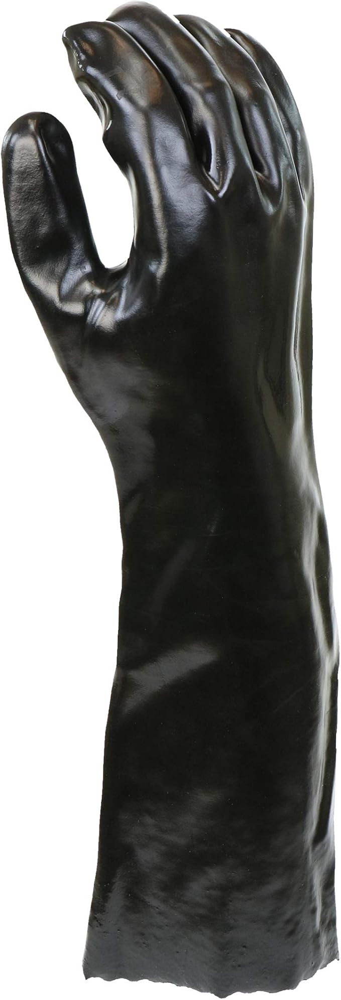 West Chester 12018 Chemical Resistant PVC Coated Work Gloves: 18" Length, Size Large, 2 Pairs