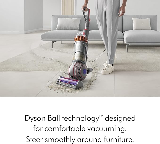Dyson Ball Animal 3 Extra Upright Vacuum, Corded, 290AW, De-tangling Motorbar Cleaner Head for All Floors, 3 Suction Modes, Specialized pet Tools