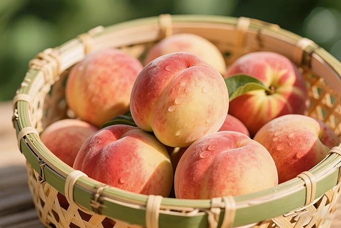 Organic Dwarf Peach Seeds for Planting Outdoor, 5pcs Perennial Organic Peachs Fruit Tree Seeds Sweet Edible Plants, Non-GMO Heirloom Sweet Juicy Fruits Plants in Your Home Garden