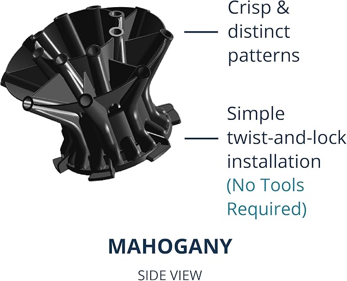 Kasco J Series 2 HP, 3 HP, 5 HP & 7-1/2 HP Mahogany Premium Fountain Nozzles Only (Fountain not Included)