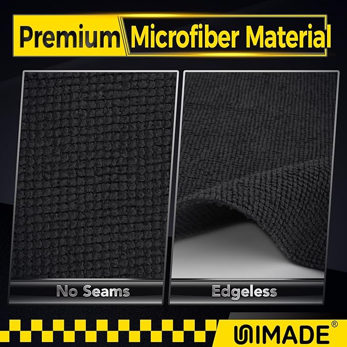 Microfiber Cleaning Cloth, 200 Pack Microfiber Towels for Cars Reusable Shop Rags Bulk Lint Free Cleaning Towels for Car Kitchen Automotive Bar Mechanic Restaurant Garage, 11.5"x 11.5", Black