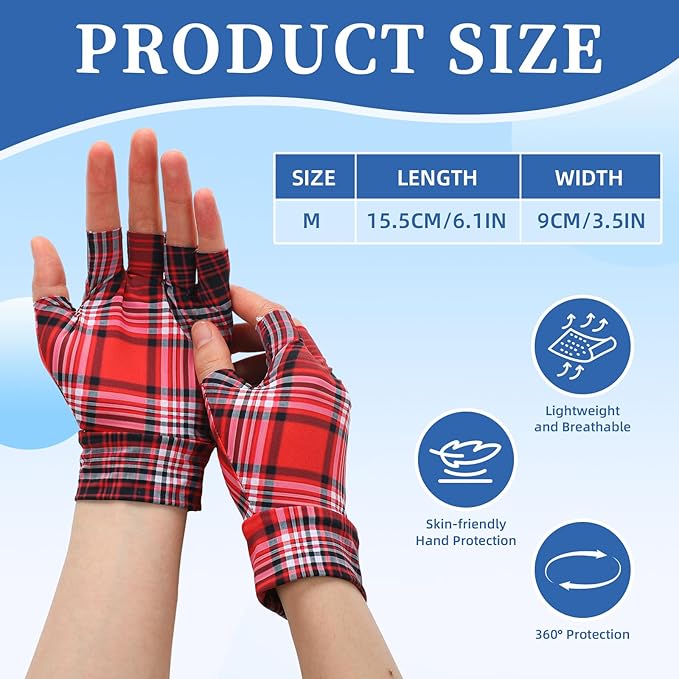3 Pairs Elderly Skin Thin Protector Gloves Tone Fingerless Gloves Protecting Thin Skin Covering Bruises Abrasion
