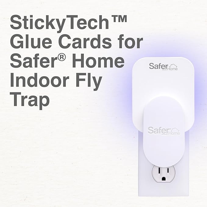 Safer Home Trap Refill Pack of Extra Large Glue Cards for SH502 Indoor Fly Trap, 2 Count