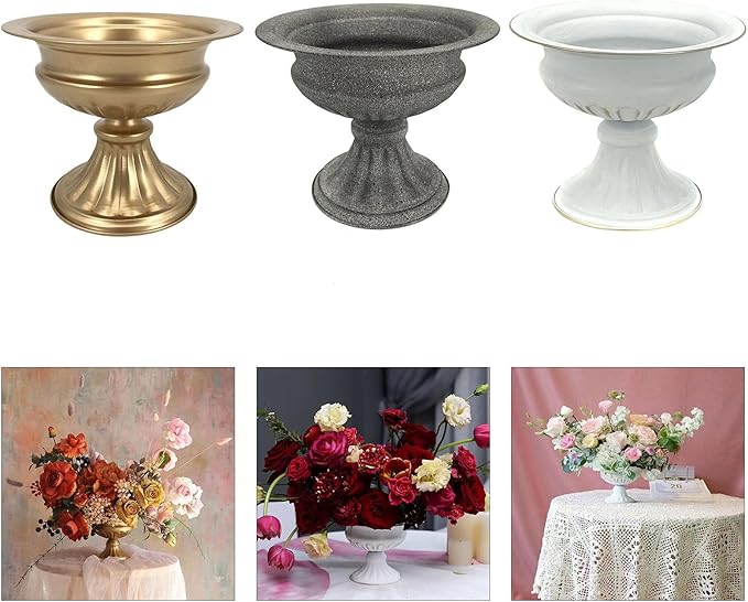 Elegant Iron Dry Flower Display Holder Flower Arrangement Vase with Tall Stand Designs for Enthusiast