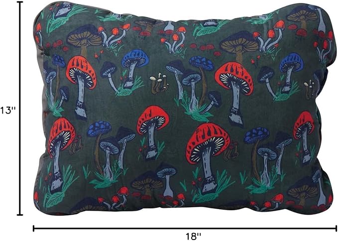 Therm-a-Rest Compressible Camping and Backpacking Pillow, Fun Guy Print, Regular