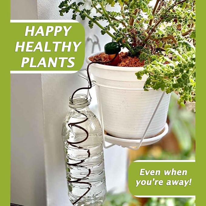 Blumat Classic Self-Watering Stakes - Automatic Drip Irrigation System for Indoor Plant Watering & Outdoor - Water Drip Solution for Potted Plants - Slow Release Stakes, 15 Pack, wo Adapter
