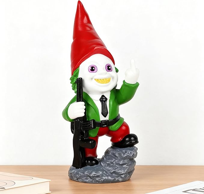 Horror Decor Middle Finger Gifts Garden Decor Gnomes Garden Statues