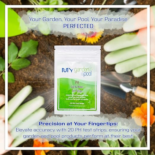 MYGP BR4 Organic Berry-Tone 4-3-4; 4 lb. with My Garden Pool PH Soil Test Strips 20 ct, and My Garden Pool Superior Gardening Claw Gloves and Garden-IQ, Smart Gardening AI Assistant!