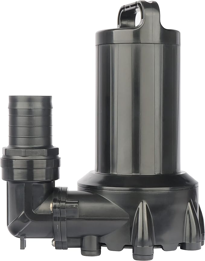 OYO WATER Large 5000GPH Submersible Outdoor Inline Pond Pump High Head Water Pump for Garden Waterfall Fountain Water Circulation for Koi Fish Pond