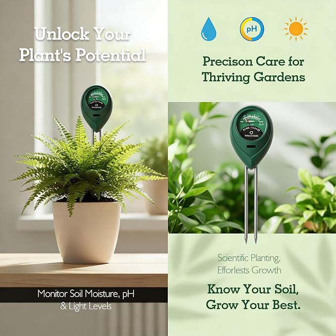 Soliseed Indoor Herb Garden Kit, Window HerbPots, Gardening Tools for Beginners, Kitchen Windowsill Planter, DIY Grow Gift for Home Outdoor Plants- Herb Pots with Drainage Holes