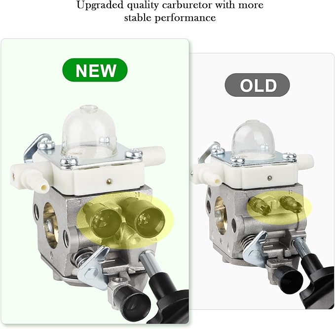 HUZTL BG86 Carburetor for Stihl BG86C SH86 SH86C BG86CE BG86Z BG86CEZ Leaf Blower Carb Replace C1M-S261B 4241-120-0623 4241-120-0616 with Air Filter Tune Up Kits