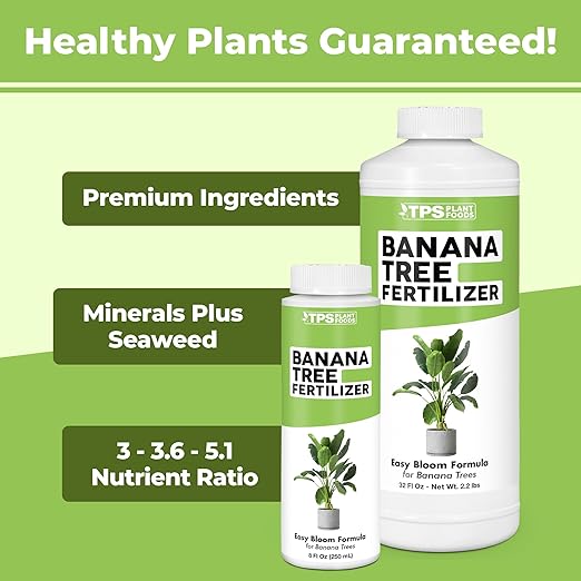 Banana Tree Fertilizer – Liquid Fertilizer for All Banana Tree Varieties, Supports Growth & Fruiting, 8 oz