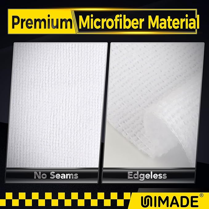 Microfiber Cleaning Cloth, 24 Pack Reusable Microfiber Towels for Cars Lint Free Cleaning Shop Towel Rags for Home Kitchen Automotive Bar Mechanic Restaurant Garage, 11.5"x 11.5", White