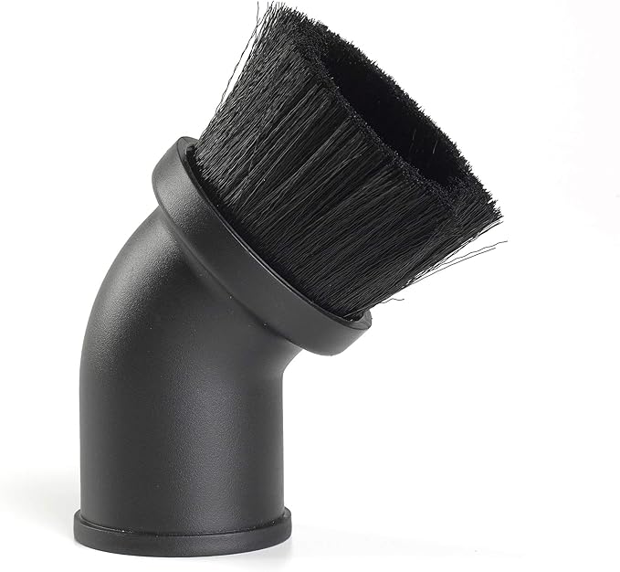CRAFTSMAN CMXZVBE38725 1-7/8 in. Dusting Brush Wet Dry Vac Attachment, Industrial-Grade Shop Vacuum Accessory for Cleaning Stubborn Debris, Fits 1-7/8 in. Hose Diameter