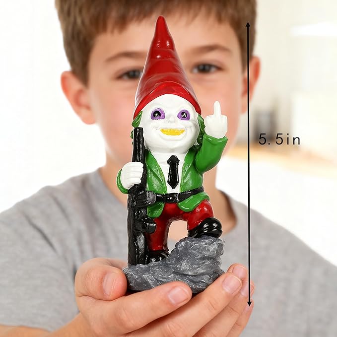 Horror Decor Middle Finger Gifts Garden Decor Gnomes Garden Statues