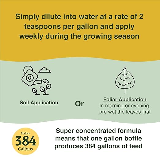 Farmer's Secret Rose Booster Fertilizer (128oz) - Super Concentrated - Formulated for All Types of Roses Throughout The Life Cycle - Encourages Healthy Growth and Vibrant Blooms