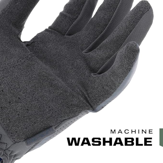 Mechanix Wear FastFit Tactical Gloves - Heavy Duty Lightweight Multipurpose Gloves - Flexible Grip & Reinforced Palm - Touchscreen Capable - Large - Wolf Grey