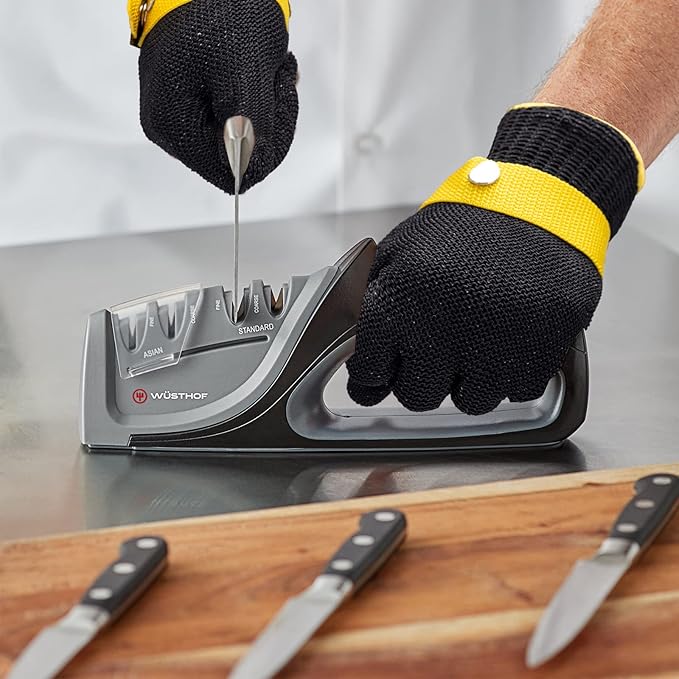 Schwer ANSI A9 Cut Resistant Glove, Food Grade Stainless Steel Wire Mesh, Knife Cutting Gloves, Butcher Meat, Slicing, Oyster Shucking, Fish Fillet, XL Size, 1 PC