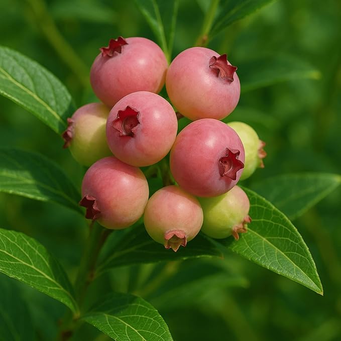 Pink Lemonade Bare Root Blueberry Plant, 3 Year Old Plant - Pink, Tropically Flavored Blueberries from Hand Picked Nursery (2)