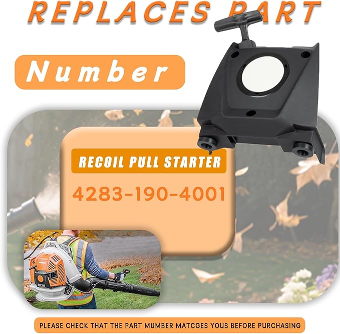 4283-190-4001 Recoil Pull Starter for Stihl BR800 / BR800X Blowers – Direct Fit & Smooth Start