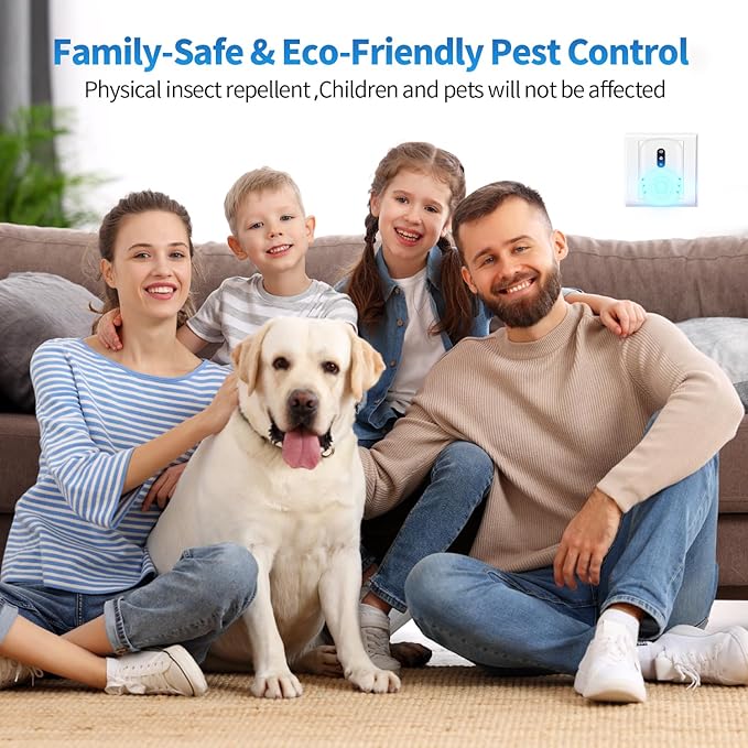 2026 Cvtayn Upgraded Ultrasonic Pest Repellent Indoor Insect Repeller,Pest Control,Repellent Roach,Mouse,Bugs, Mosquito,Mice,Spider,Ant,Rodent Repellent Ultrasonic Plug in,3 Mode Switching,10 Packs