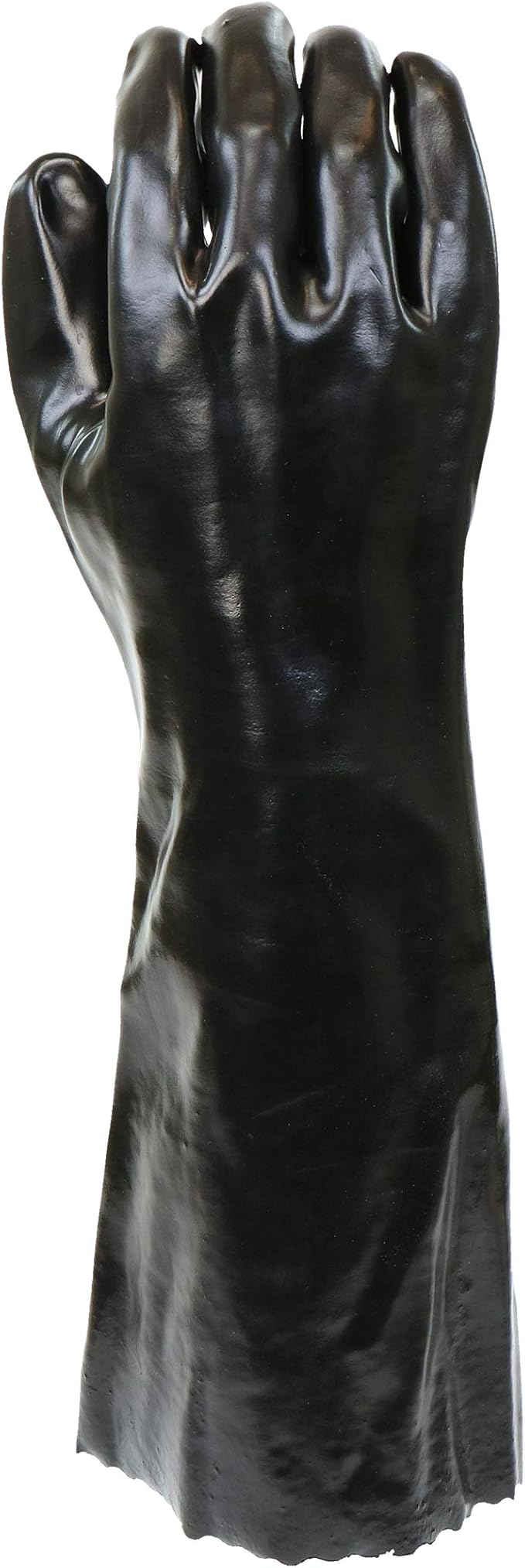 West Chester 12018 Chemical Resistant PVC Coated Work Gloves: 18" Length, Size Large, 2 Pairs