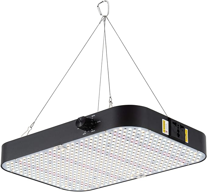 FECiDA 2025 Upgrade Professional LED Grow Light 200 Watts Actual Power, 2x2 ft Grow Gent Light for All Growth Stages, Higher Output, Dimming Function Makes Greater Harvest and Saving Money