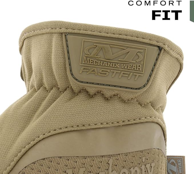 Mechanix Wear: FastFit Tactical Gloves with Elastic Cuff for Secure Fit, Work Gloves with Flexible Grip for Multi-Purpose Use, Durable Touchscreen Capable Safety Gloves for Men