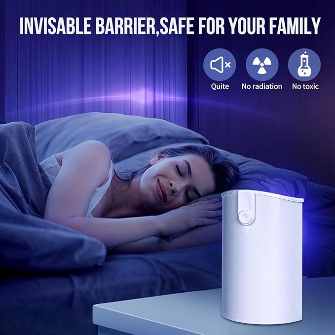 2 Flying Insect Trap & 8 Refills, Plug in Fruit Fly Traps for Indoors, Bug Catcher for Mosquitoes, Moths, Fruit Flies, Gnat Traps for House Indoor | Safe Blue & UV Light Attraction