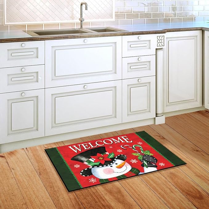 Briarwood Lane Christmas Snowman Welcome Doormat