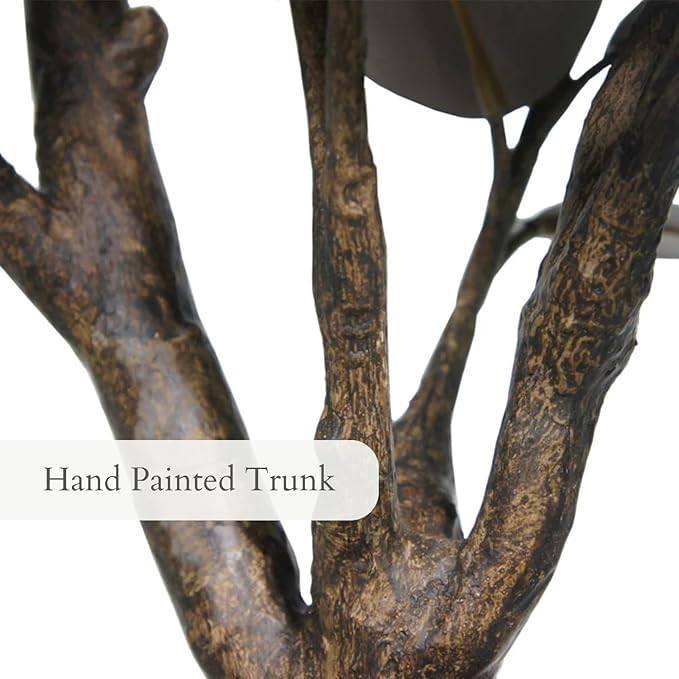 CG Hunter Faux Rubber Ficus Tree, Premium Artificial Indoor Plant Stands 5’ Tall, Lifelike-Leaves and Hand Painted Trunk Create Realistic Faux-Ficus Tree Appearance, Planter Pot Included