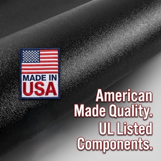 Roof Valley Ice Dam Heater Mat - Snow & Ice Melting System - Prevents Ice Dams & Roof Leaks - American Made - UL Listed Components - Melts 2 Inches of Snow per Hour, (10' ft. x 13" in.)