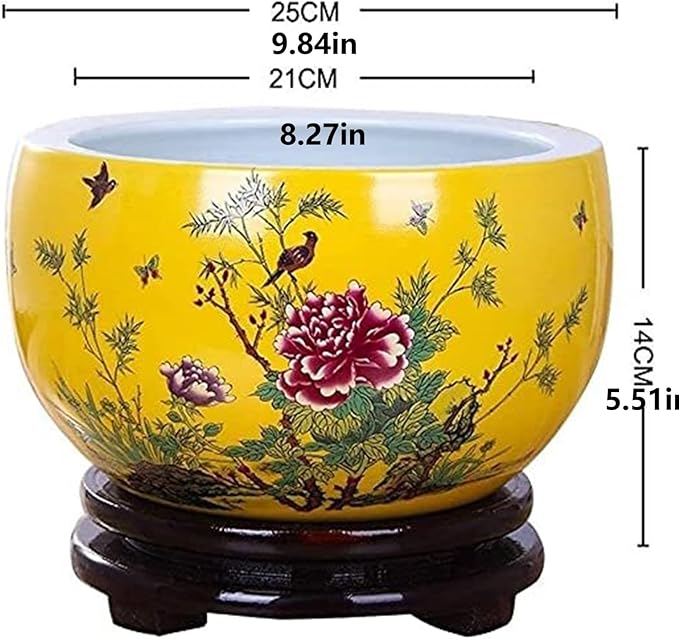 Flower pots Flower Pot Exquisite Painted Pattern Light Luxury Style Colorful Planter gardenix Decor Planters