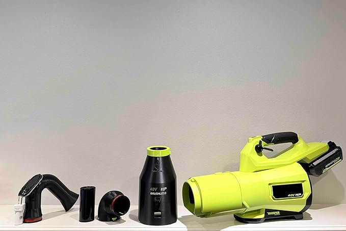 ArloCatcher 30-Foot Gutter Cleaning Kit for RYOBI Leaf Blower 40V 800 CFM RY40HPLB01 Leaf Blower– Two-Story Gutter Cleaning Tools from Ground, Ladder Free, Extension Pole Not Included