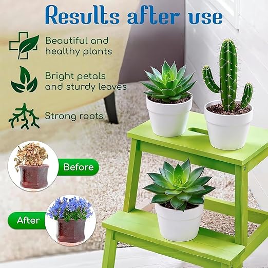 BIOPLENAFEED Cactus & Succulent Plant Food | Easy Cut & Stick Liquid Fertilizer | Made in USA | Promotes Growth & Blooms