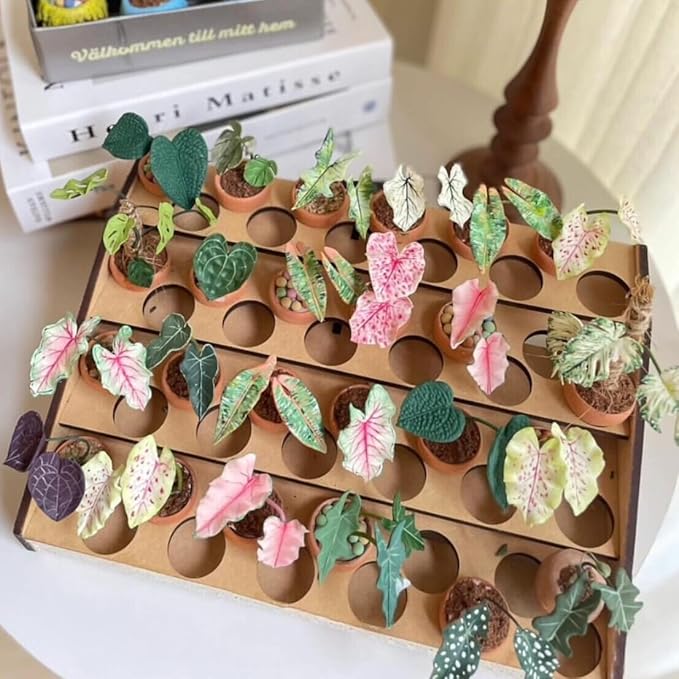 Yuvori Mini Terracotta Pots – Small Clay Flower Pots for Succulents, Cactus, DIY Crafts, Fairy Garden, School Projects, Mini Planters, Set of 30 (Classic Cylinder, 1.4 Inch)