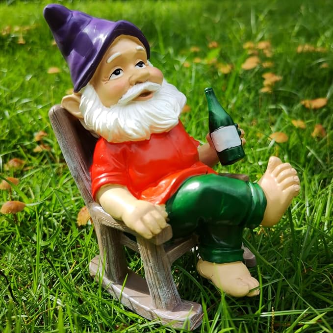 Gnomes Decorations for Yard, Gnome Gifts for Women, Garden Statue Ornament for Yard Lawn Patio