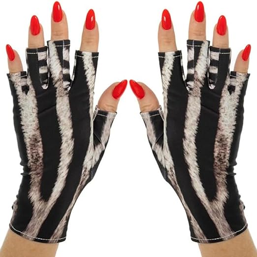 ManiGlovz - The ORIGINAL UPF 50+ UV Light Protective Nail Gloves | Gel Manicure and Anti UV Fingerless Gloves for Women | Can be Used as Sun Protection Gloves for Driving | Safari