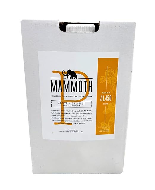 Mammoth P Bloom Booster & Enhancer - Plant Nutrients for Increased Growth & Yield (5-Gallon)