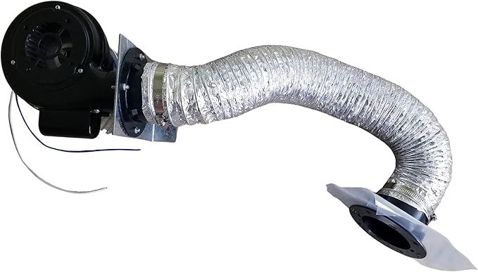 Farm Plastic Supply - Greenhouse Inflation Fan - 60hz, AC110V, 12W - Greenhouse Blower Fan for Insulation, Temp Control, Climate Control