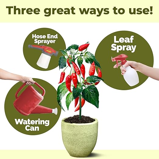 All Purpose NPK Fertilizer, Complete NPK Liquid Plant Food for All Plants, 32 oz (1 Quart)