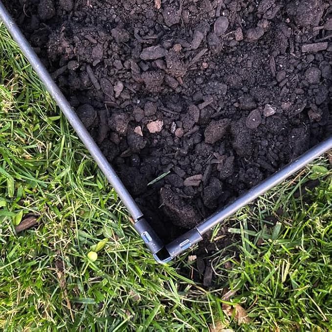 Edge Right - Raised Garden Bed Kit - COR-Ten Steel (8" COR-Ten Steel, 2 FT x 4 FT)