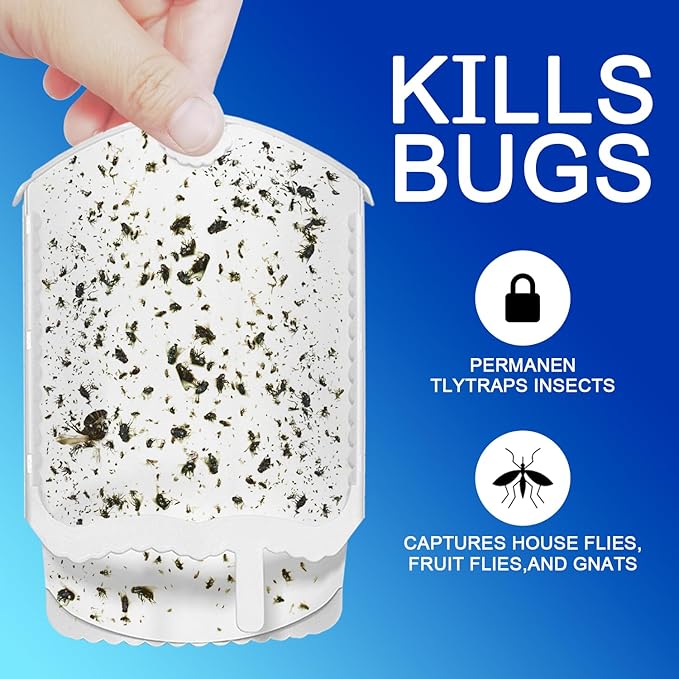 16 Pack Flying Insect Trap Refills Compatible with Flying Insect Trap M364 and Max, Safe with Kids & Pets