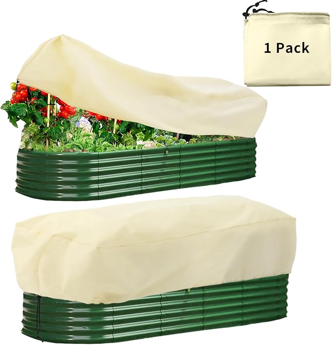 EAVNCLG Rectangular Plant Protection Cover, Winter Outdoor Garden Plant Frost Protection Blanket, Plant Frost Protection Cover, Plant Protection Wrap Cover, 1 Piece, 102 x 27 x 20 Inches