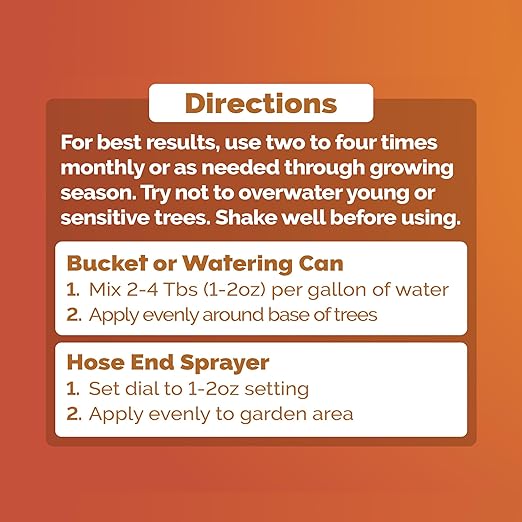 Bloom City's Organic Citrus & Fruit Fertilizer for Fruit Trees - Quart (32 oz)